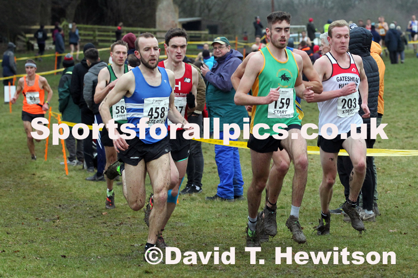 Senior mens Northern Cross Country Champs., Camp Hill Estate, Kirklington.  Photo: David T. Hewitson/Sports for All Pics